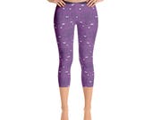 Haunted Mansion Capri Leggings / Disney World Disneyland Park Yoga Leggings