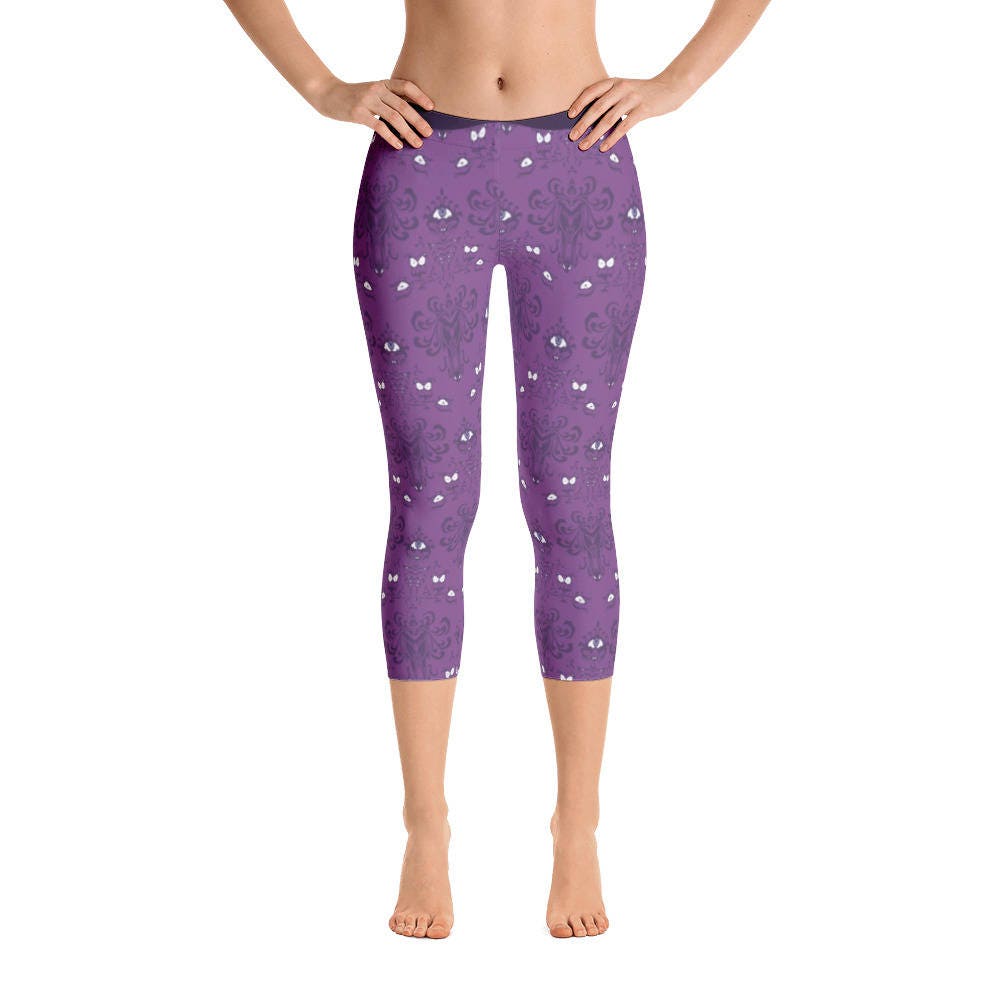 Ariel Blackout Leggings Little Mermaid Yoga Leggings 