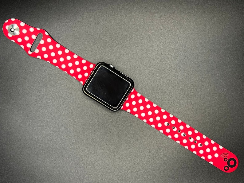 Minnie Apple Watch Band Silicone Sport Band image 3