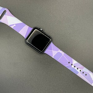 Magic Kingdom Purple Wall Apple Watch Band Silicone Sport Band image 3