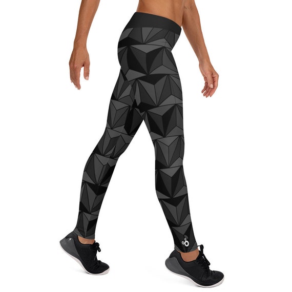 Epcot Spaceship Earth Blackout Leggings / Disney World Park Yoga Leggings 