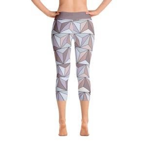 Epcot Spaceship Earth Capri Leggings / Disney World Park Yoga Leggings image 3