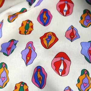 Rude Fabric - Little Johnny Fabric - 100% Cotton Fabric