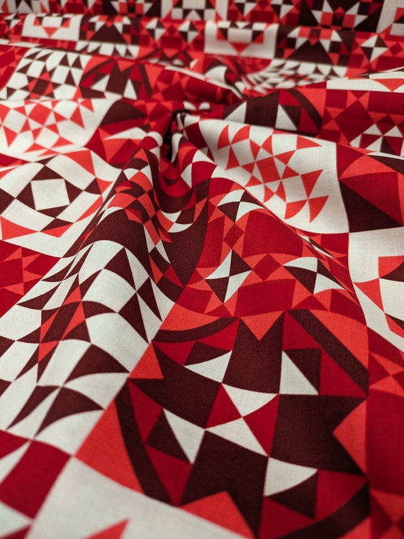 Patchwork Weihnachtsstoff Rot Patchworkstoff