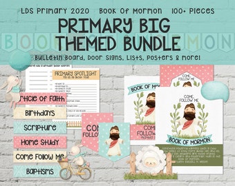 2020 LDS Primary Come Follow Me - Book Of Mormon - Theme Big Bundle Package.