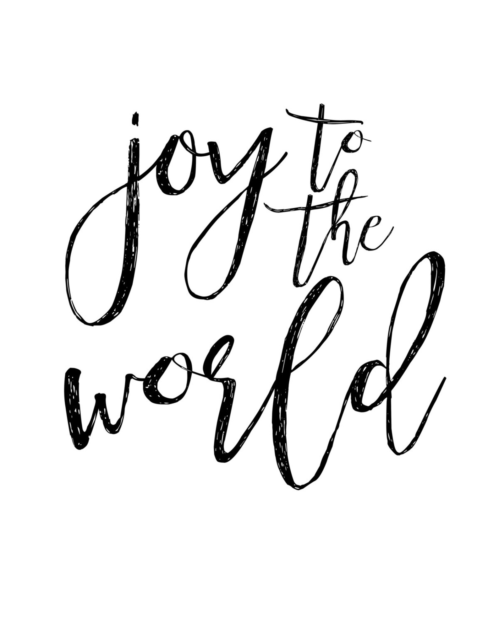 Joy to the World Digital Print Printable File Digital Print - Etsy