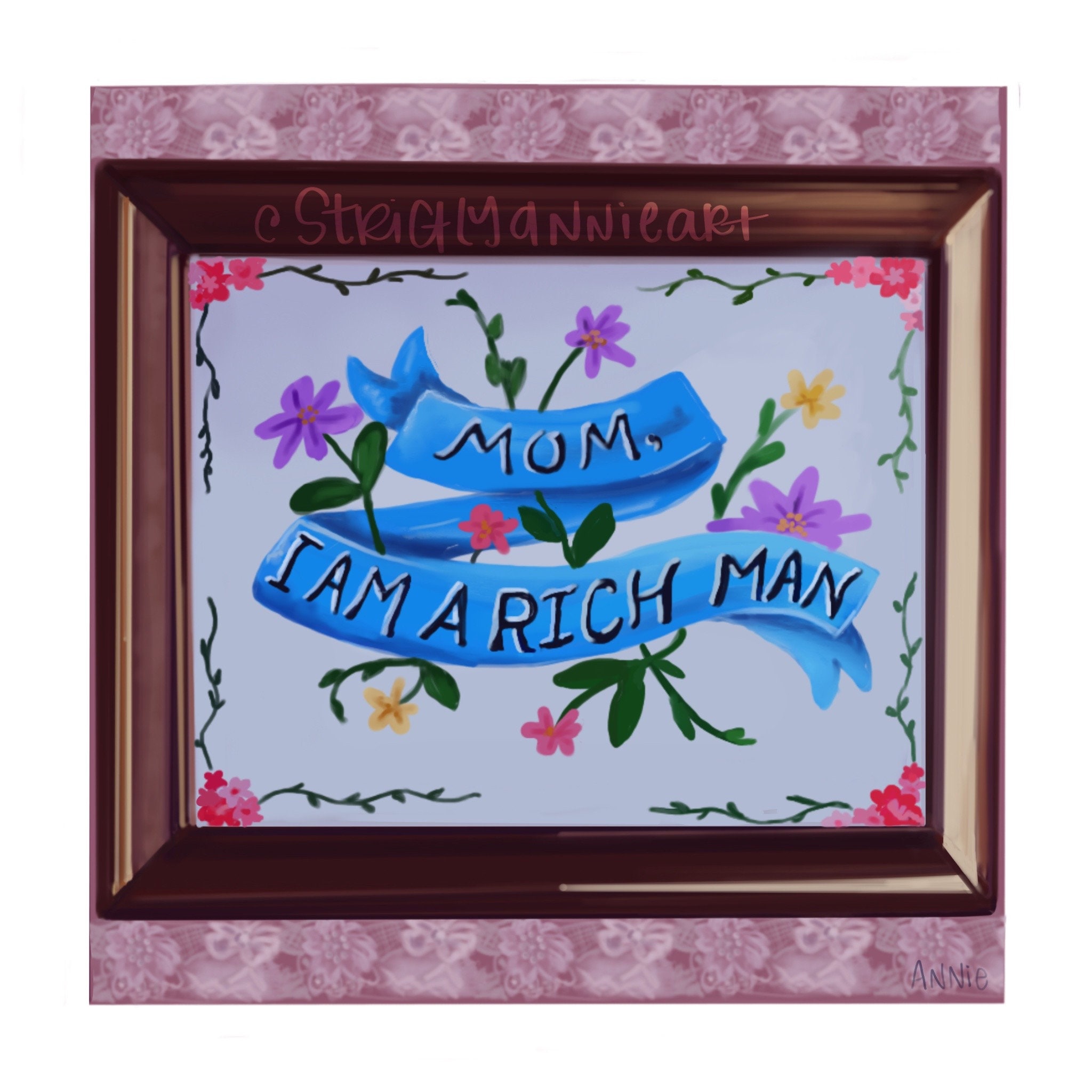 I Said Mom I Am A Rich Man Mom, I Am A Rich Man Digital Download Printable Artwork, Taylor Swift