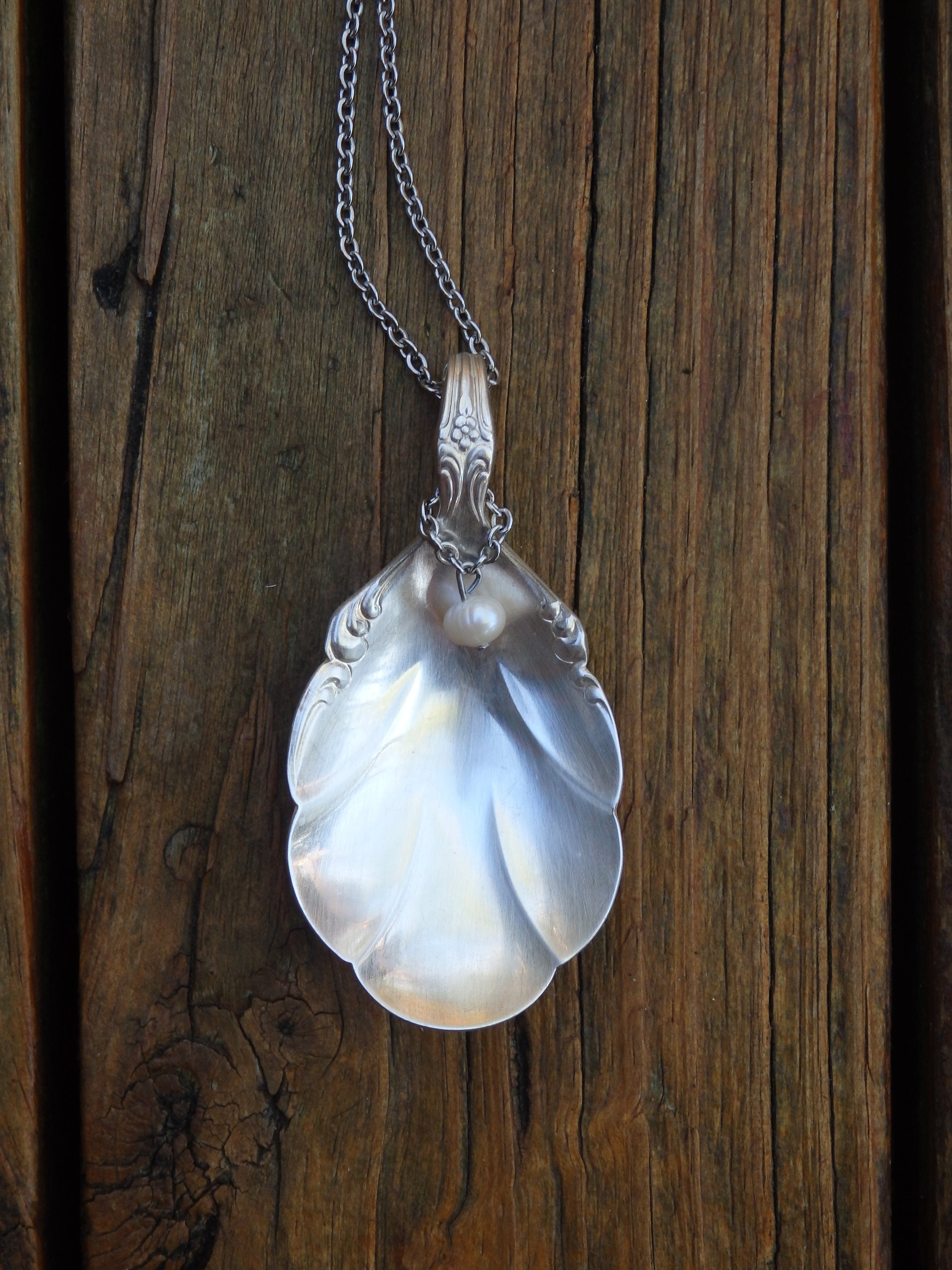 Floral Sugar Spoon Necklace Spoon Jewelry Mother's Day Etsy