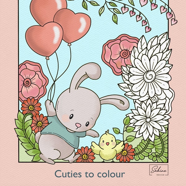 Des mignonnes à colorier