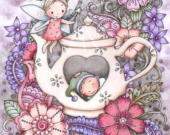 Garden of Joy Coloring Book - Etsy