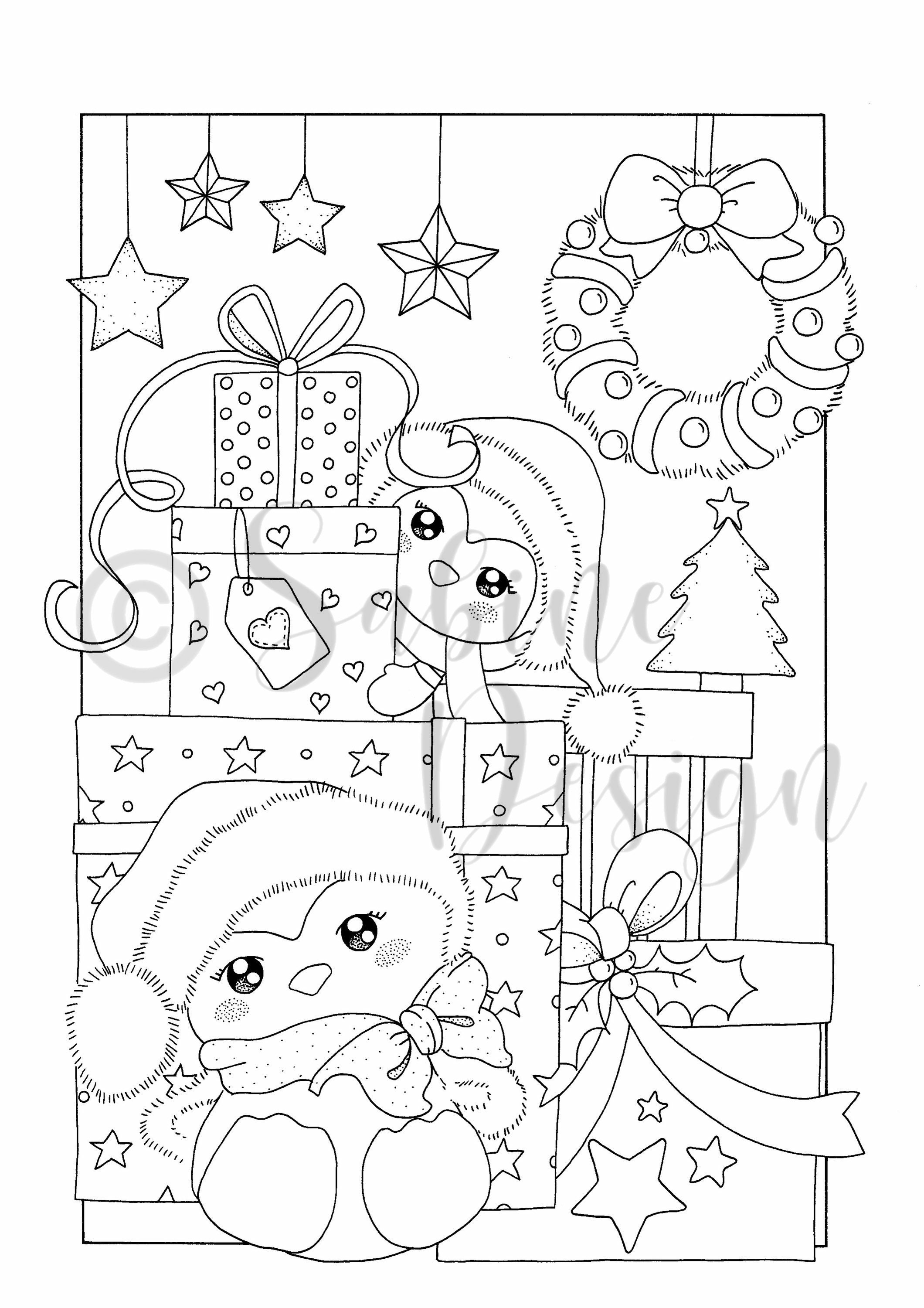 PDF Christmas Joy Coloringbook - Etsy