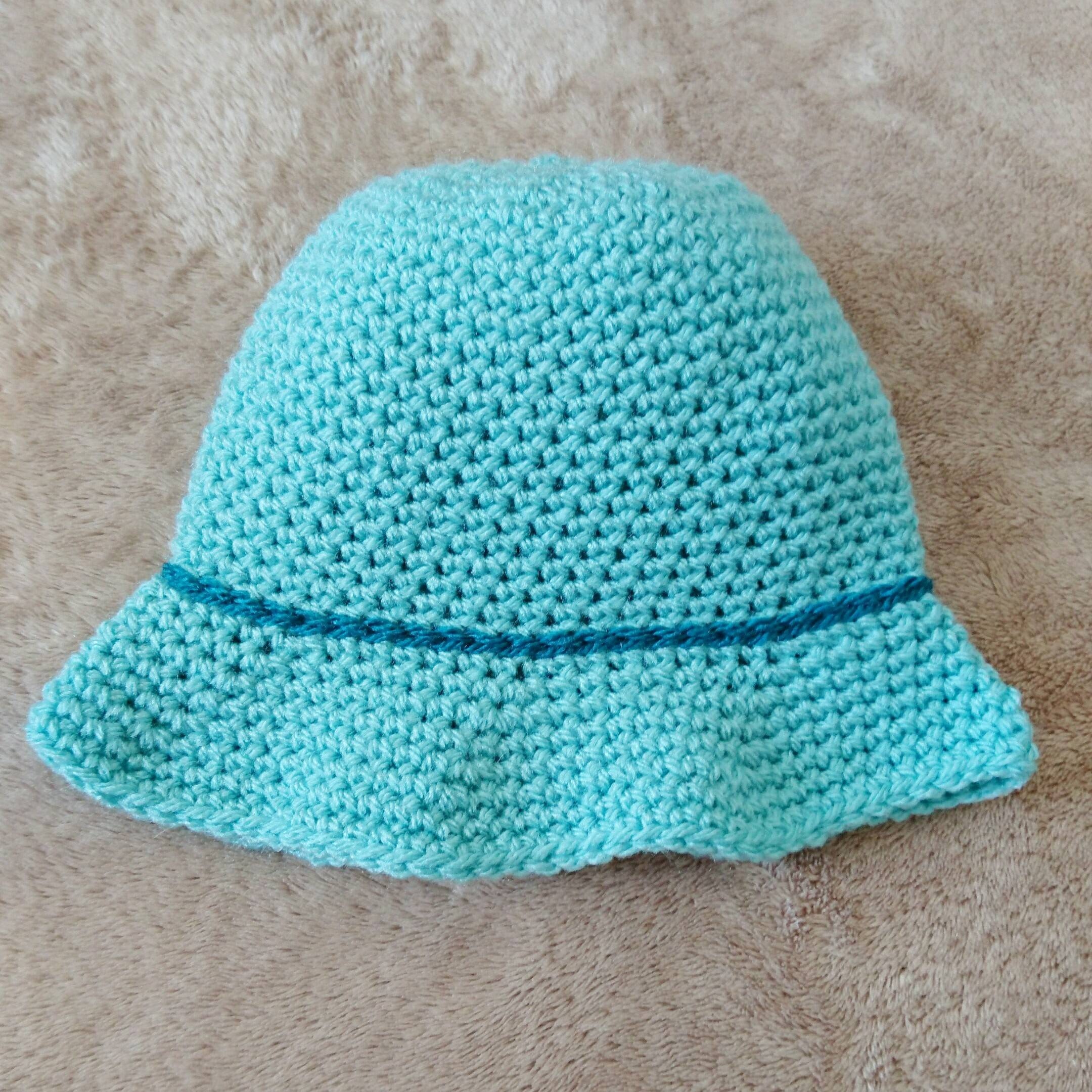 Baby Sun Hat, Crochet Sun Hat, Bucket Hat, Summer Hat, Crochet Cloche