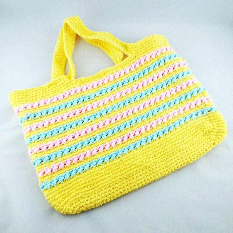Crochet Shoulder Bag Summer Tote Crochet Handbag Beach Bag Etsy UK