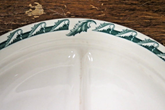Vintage Mid Century Shenango Restaurant Ware Divided Diner