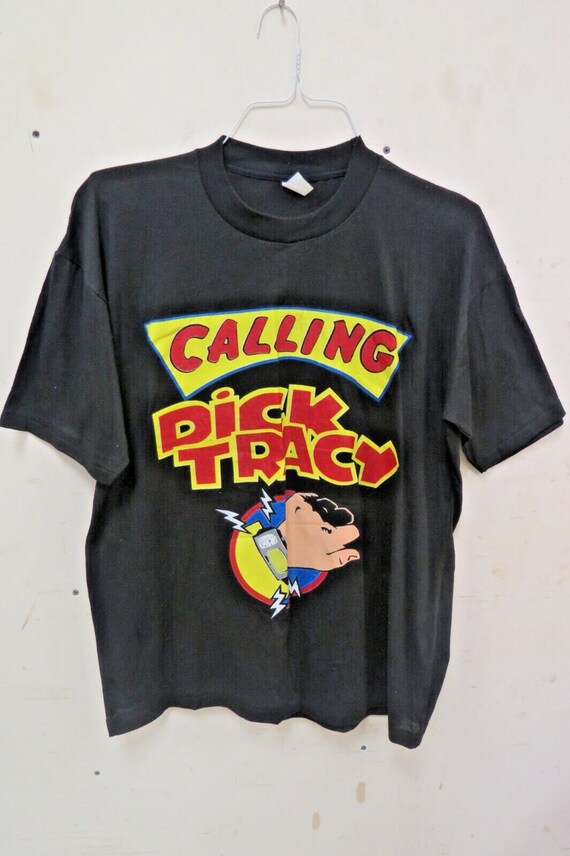 Vintage Calling Dick Tracy Single Stitched T-Shirt