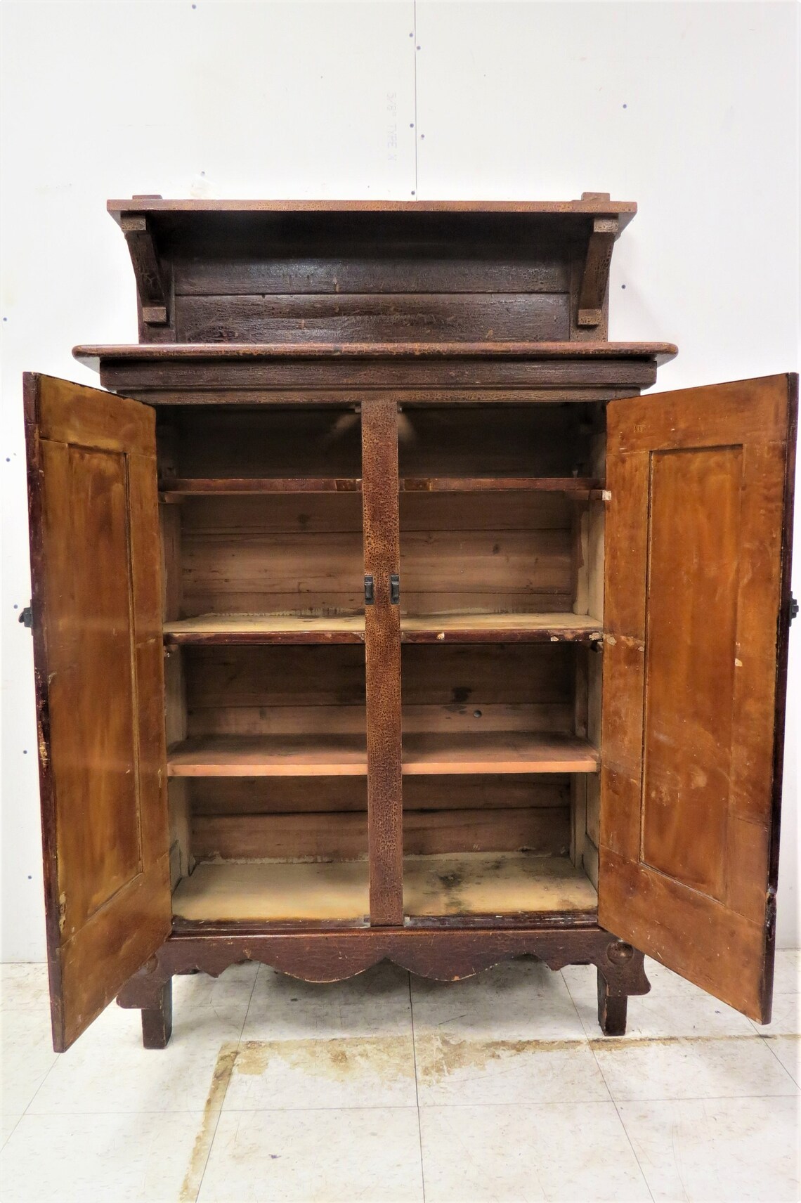 Primitive Cupboard Antique Primitive Handmade Cupboard With Etsy