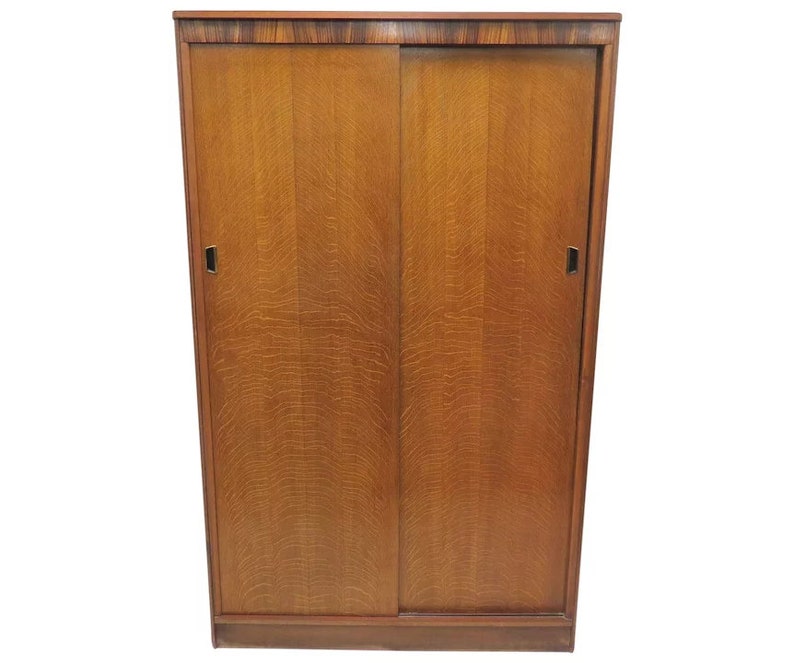 Mid Century English Austinsuite Of London Large Teak Double Etsy