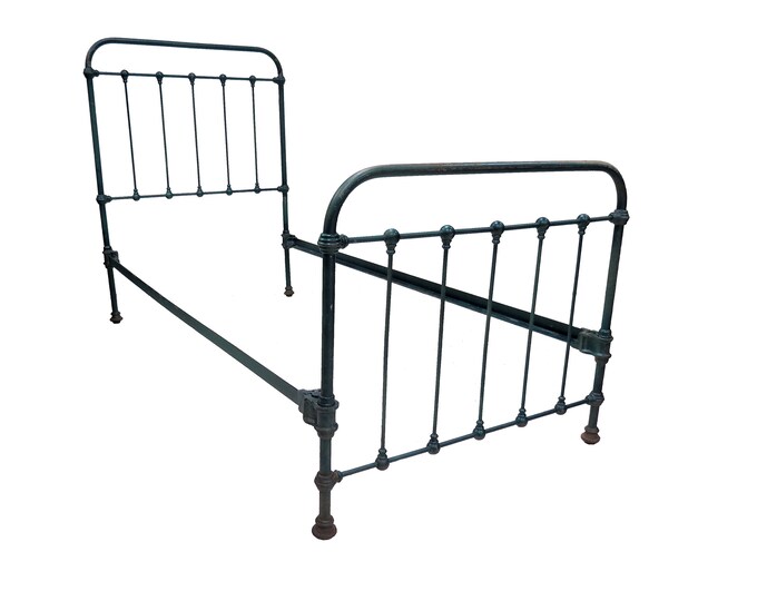 Twin Bed Frame Vintage Heavy Iron Twin Bed for Lo Only Etsy