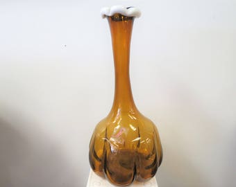Vintage Mid-Century Inco Mexico Glass Vase