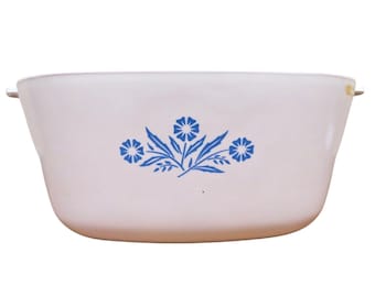 Vintage Corning Ware Blue Cornflower 2-1/2 Qt Casserole Baking Dish P-2 1/2-B