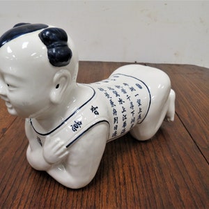 Head Rest |  Vintage Porcelain Chinese Pillow or Chinese Headrest