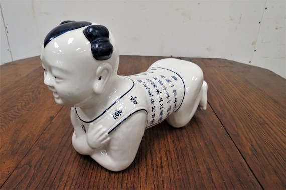Reposacabezos Almohada china de porcelana vintage o