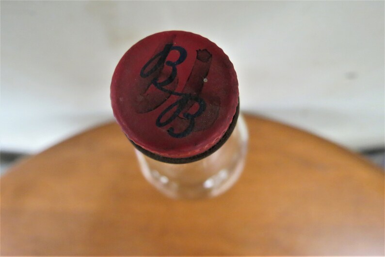 Deorative Bottles Vintage Glass Baker's Hair Tonic Bottle From Baker's Best Hair Tonic Company image 6