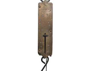 Antique Spring Balance Scale - Chantillon 50 Pound