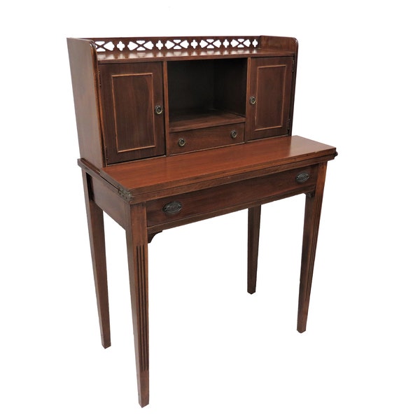 Solid Wood Desk Etsy