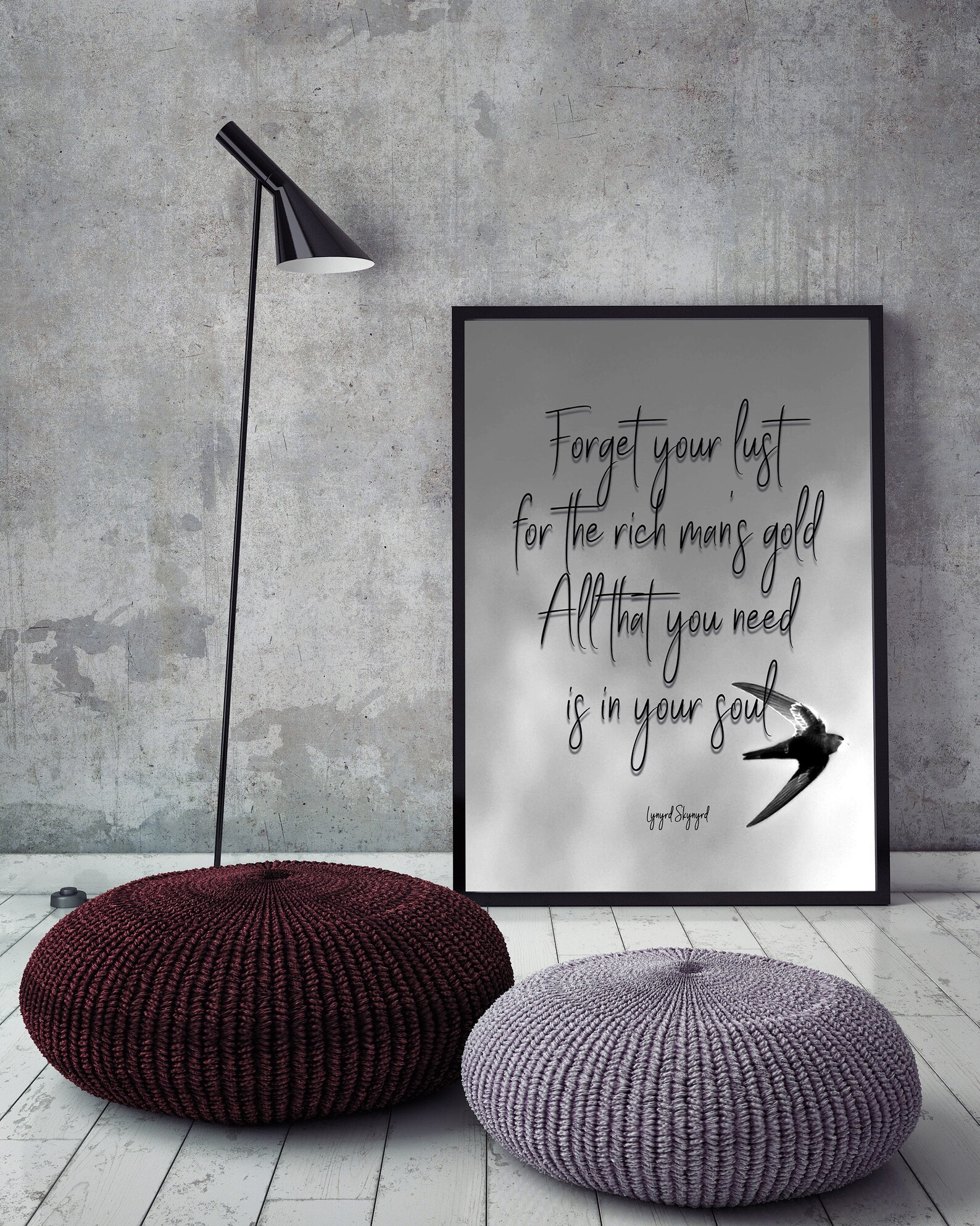 Simple Man Lyrics, Lynyrd Skynyrd, Song Lyrics Wall Art, Rock Music