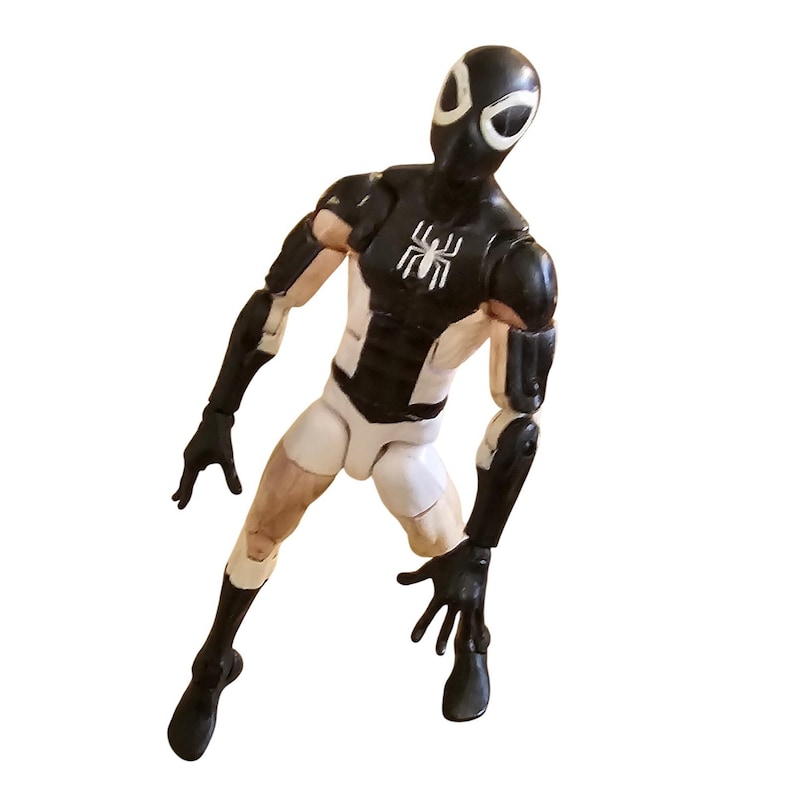 Marvel Legends Future Foundation Spider-Man Action Figure Black White F0861 image 1