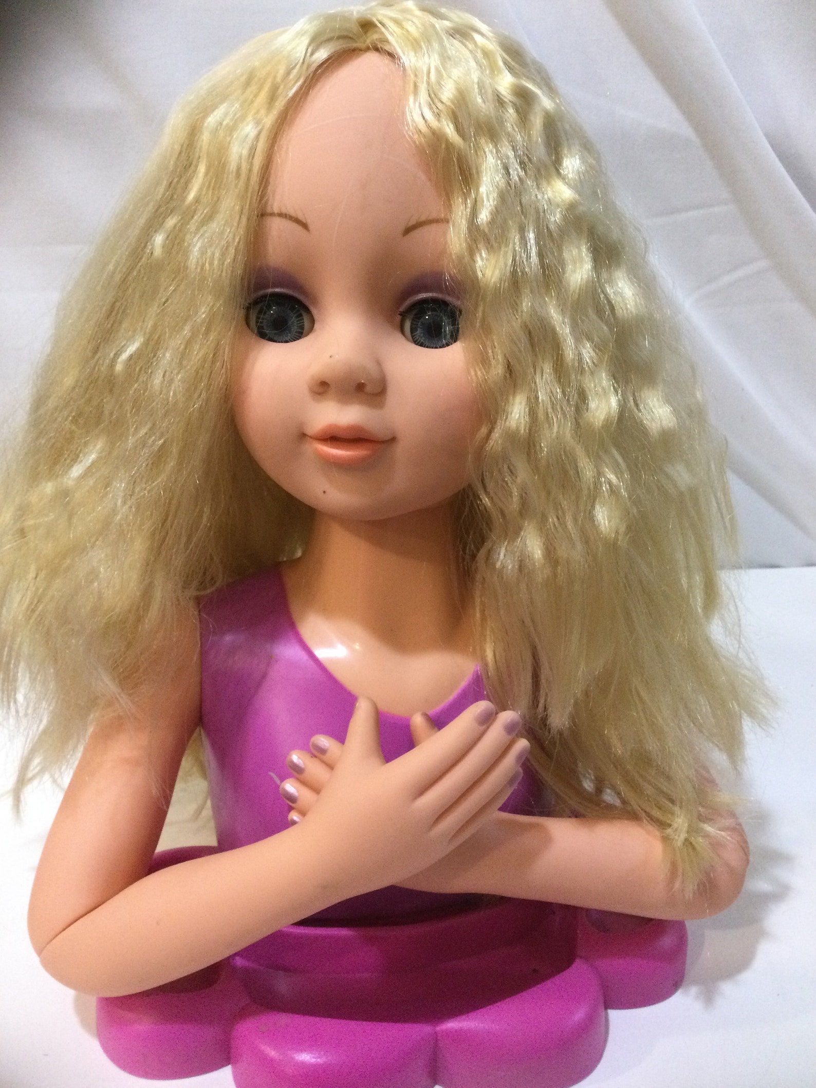 Vintage Barbie Hair Styling Doll Head Bust | Etsy