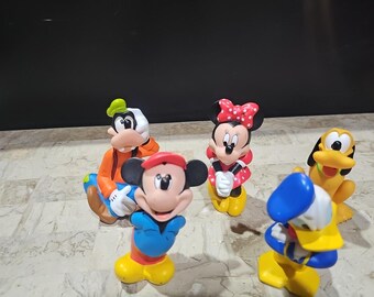 ディズニー レトロフィギュア 6体セット ヴィンテージ ヴィンテージ ディズニー ハードプラスチックフィギュア 6インチ