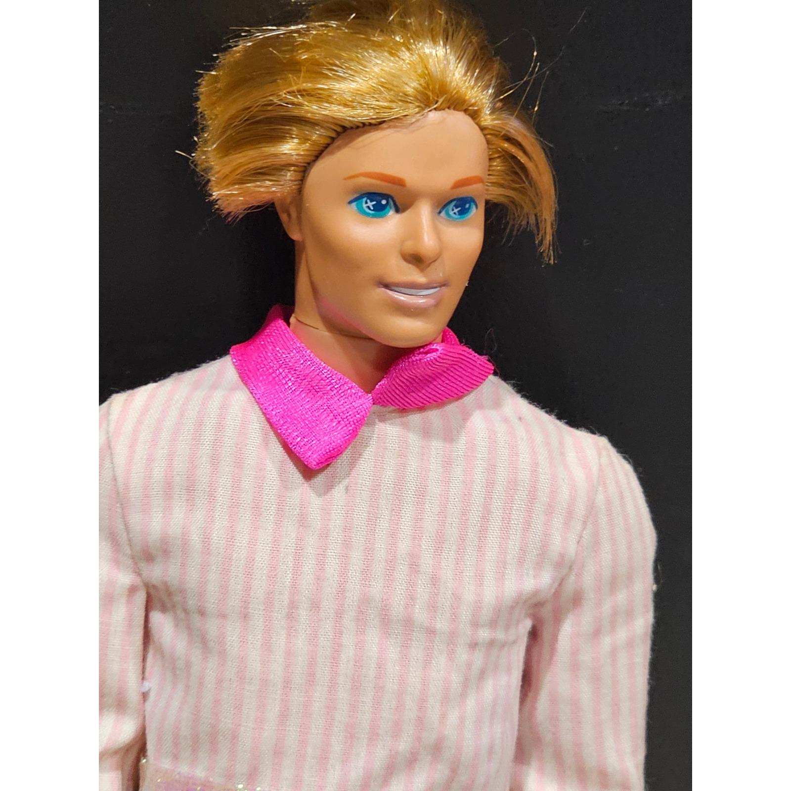 Vintage Mattel Ken Doll 1968 Original Outfit Blue Pants Pink