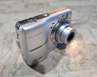 For Parts Olympus FE 180/6.0 Megapixel Digital Camera, Cracked