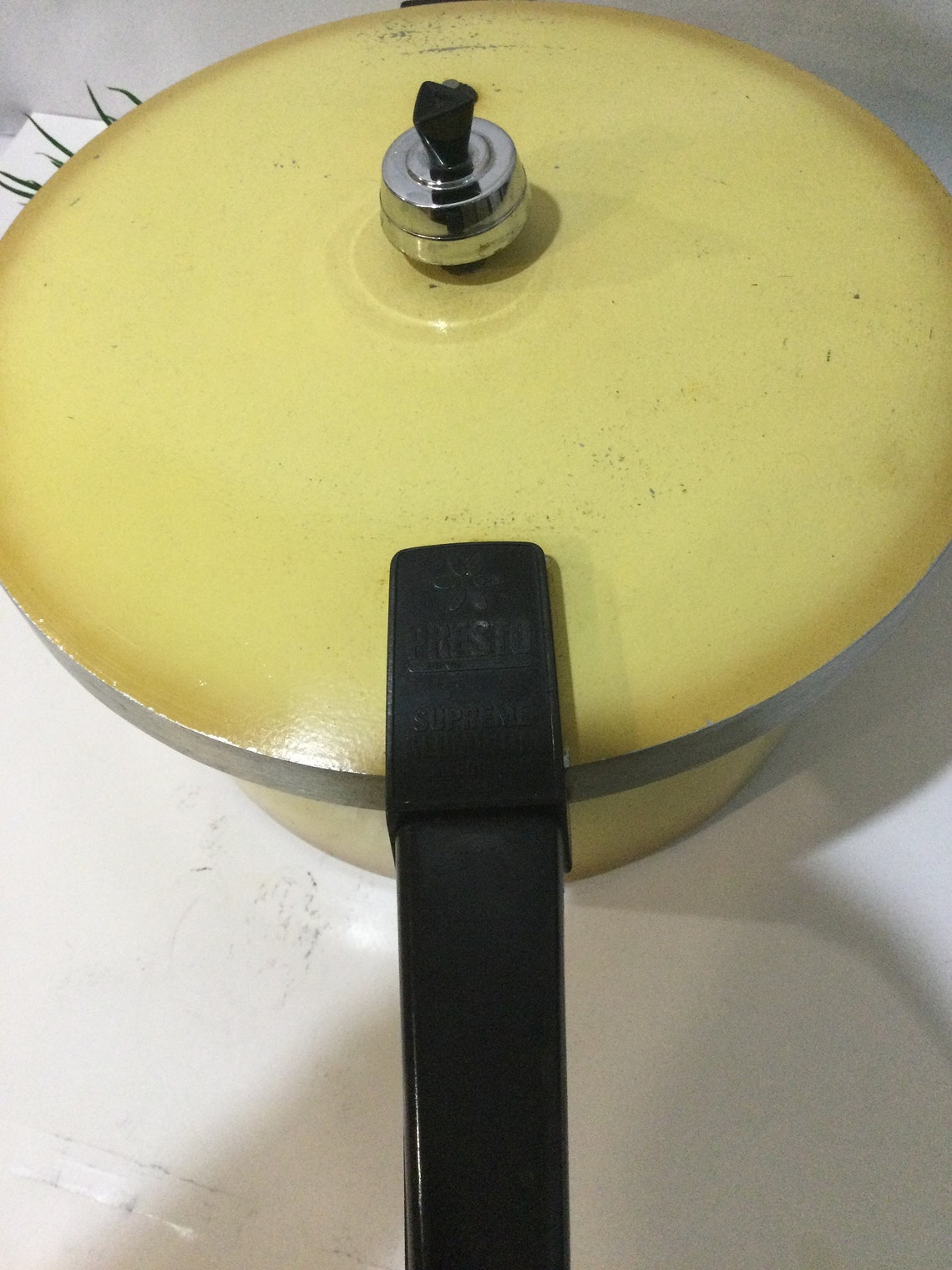 Vintage yellow Presto pressure cooker Quart 5qt model 603 Etsy