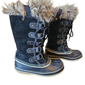 Sorel waterdichte wintersnowboots voor dames maat 6 zwart