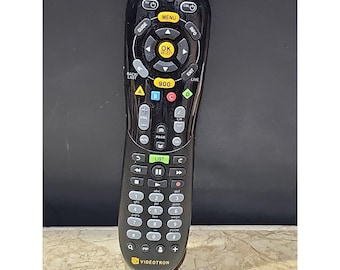Videotron Universal Remote Control URC-RF224000-Black Cable TV Box Controller