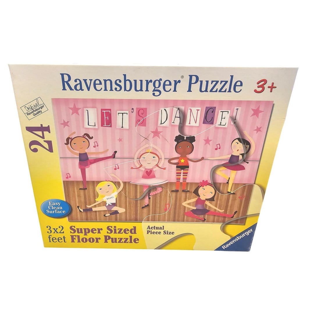 Ravensburger 24 Piece Let's Dance Super Sized Floor Puzzle Ages 3+ - Etsy