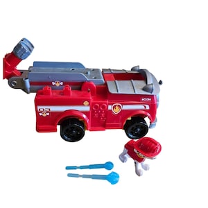 Paw Patrol Marshall Split-Second 2-in-1 Transforming Fire Truck Toy 03 Red