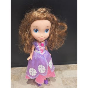 disney princess with purple dress and brown hair Disney Animated Princess in Purple Gown