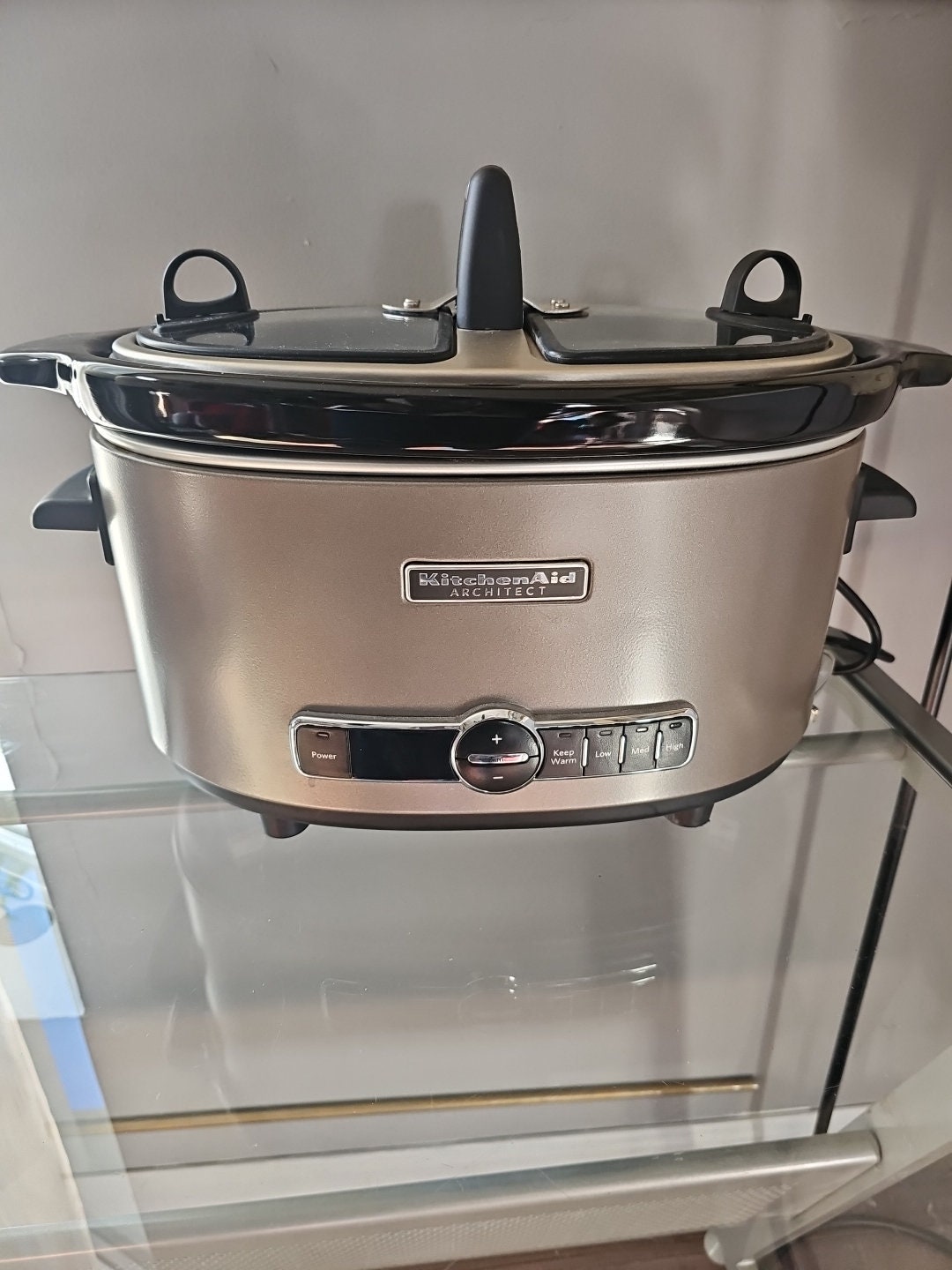 Kitchenaid Architect 6 Quart Slow Cooker KSC6222A Cocoa Silver USED TESTED Etsy Canada