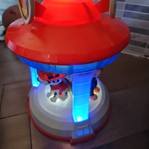 Paw patrol light top and sound lookout tower