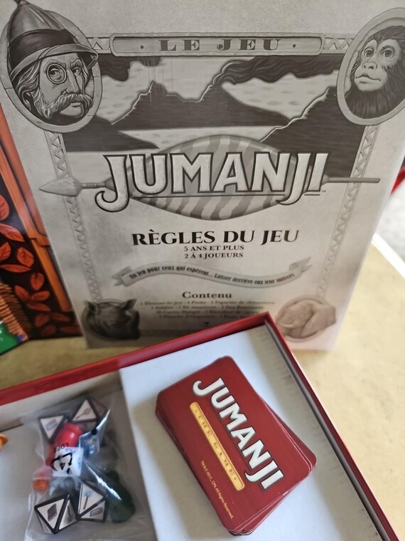 Vintage JUMANJI 1995 MILTON BRADLEY Original Family Board Game