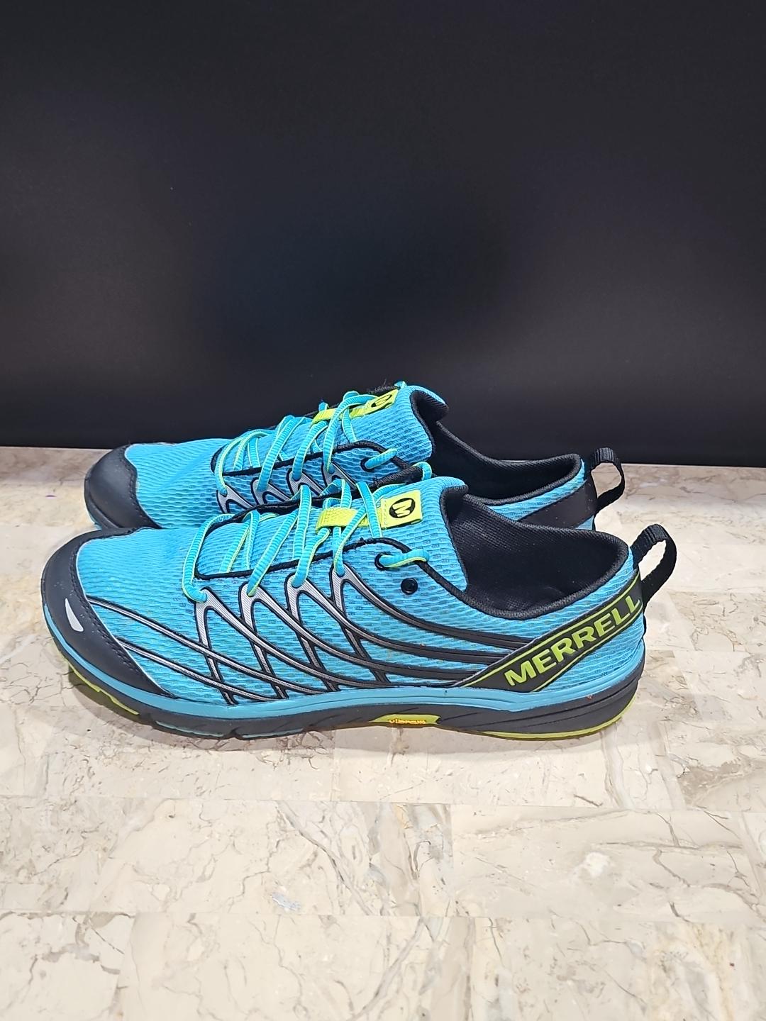 Merrell Bare Access 3 High Vis Blue Trail Running Shoes JO6523 Vibram Mens 8.5 Merrell Bare Access Flex Trail Runner - Men main image 3