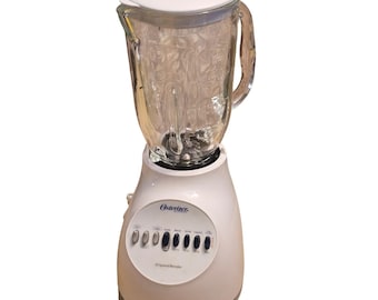 Vintage Osterizer Galaxie Cycle Blend 10 Speed Blender 5 Cup Glass