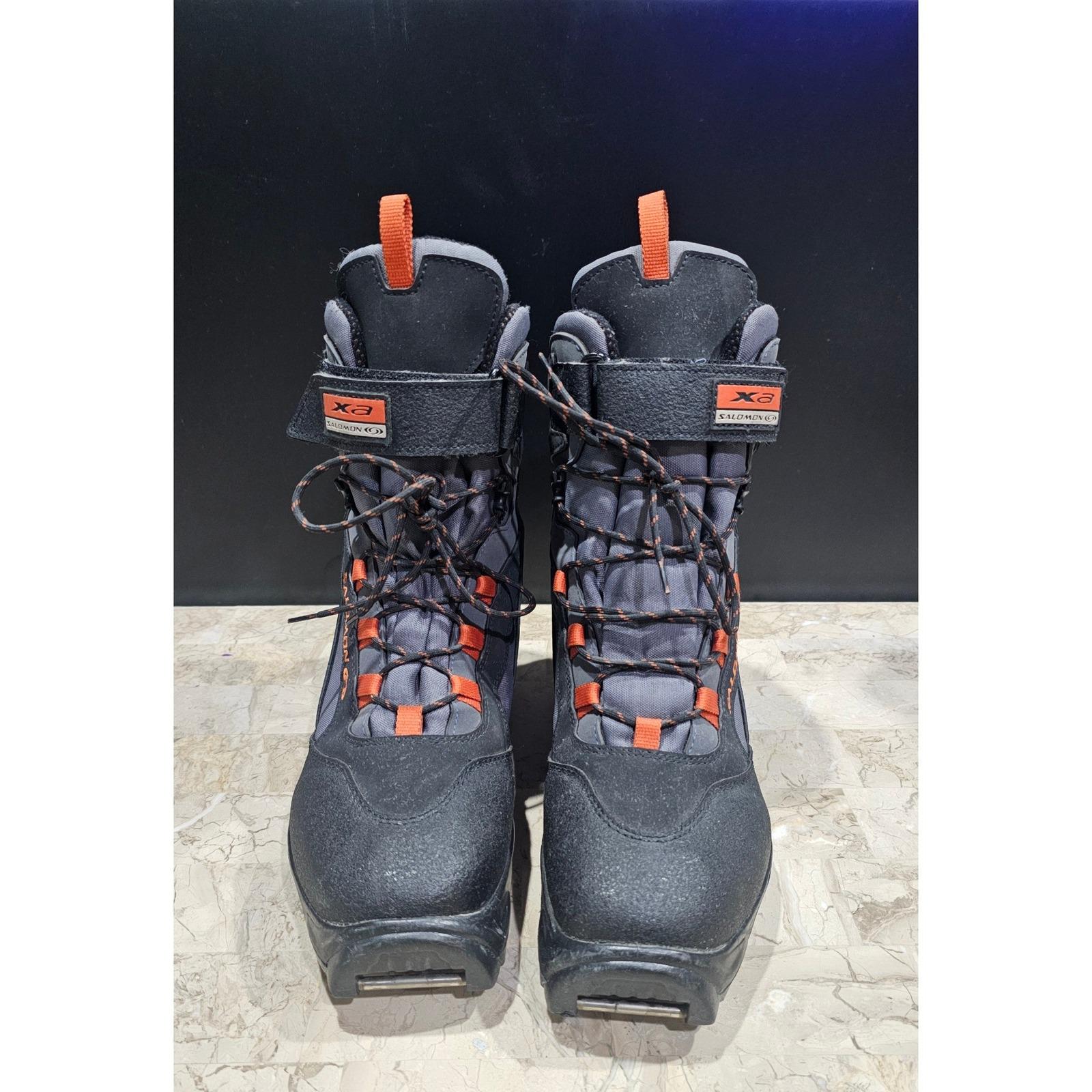 Salomon XA Pro CS Waterproof Winter Boots Faux Fur Lined Black Orange Mens 5.5 XA PRO V8 WINTER WATERPROOF Kids main image 4
