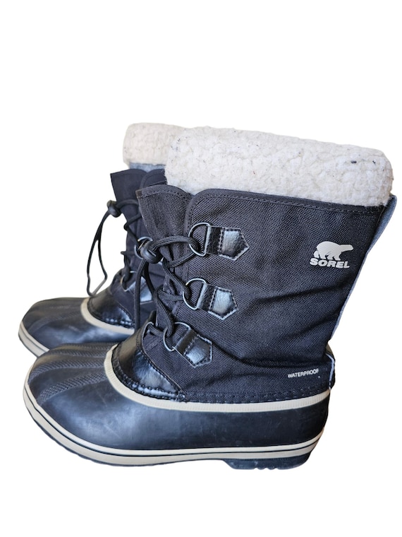 Buy Vintage Sorel Men's Snow Boot Blue and Black Size Online in