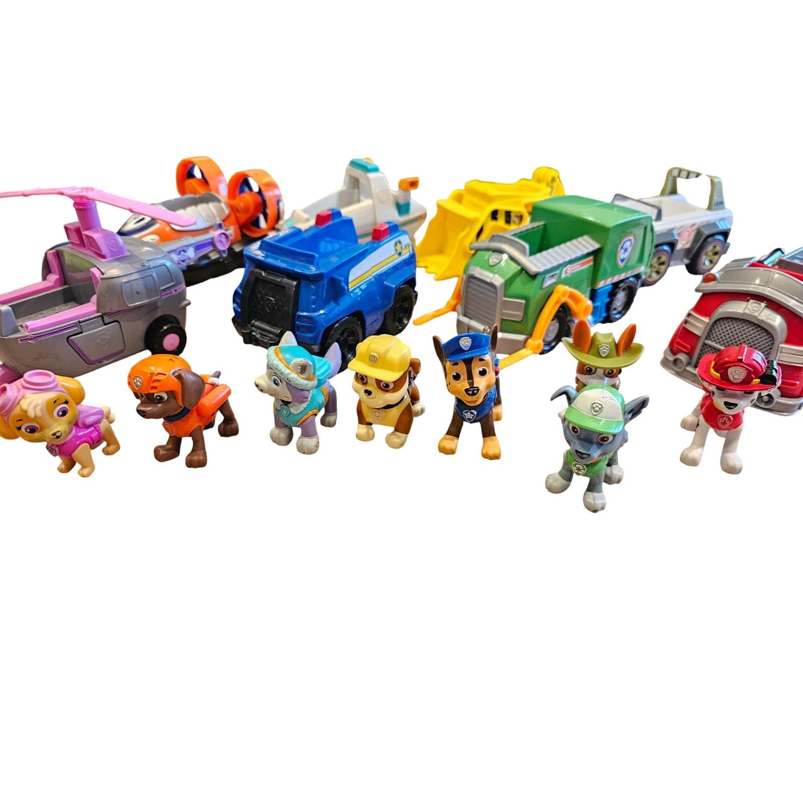 Ultimate Rescue Vehicles Paw Patrol Ultimate Rescue Vehicle and Figure Lot Chase Marshall Skye ...