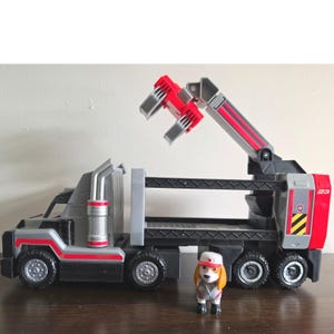 Paw Patrol Al Big Truck Pups Deluxe Camion da legname trasformabile con personaggio Al